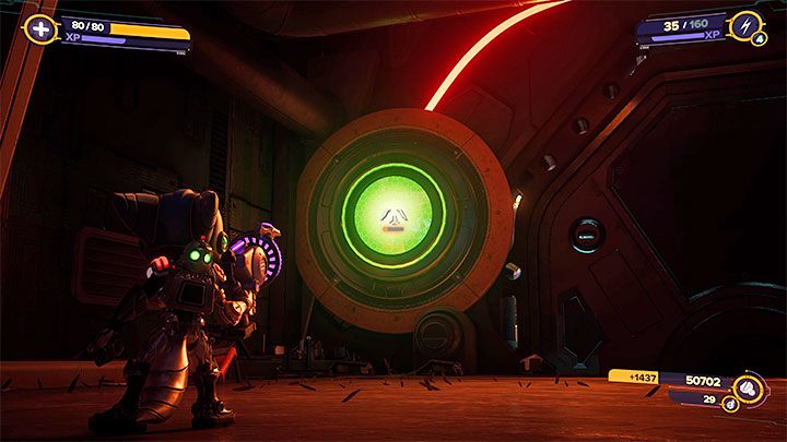 After you grab the grappling on Ratchet and Kit's cell, you will reach the new central part of the map - Ratchet & Clank Rift Apart: Reactor shutdown - walkthrough - Viceron - Ratchet & Clank Rift Apart Guide