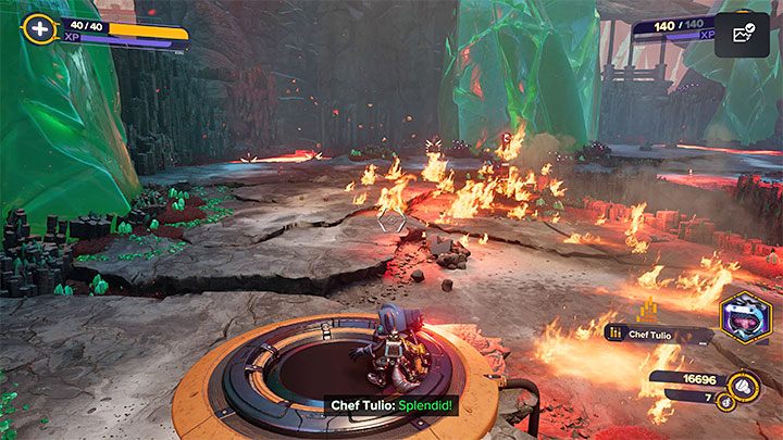 You will receive messages about monsters appearing and whether they are heading towards the pump via the left path or the right path - Ratchet & Clank Rift Apart: Finding Tulio - Blizar Prime - Ratchet & Clank Rift Apart Guide