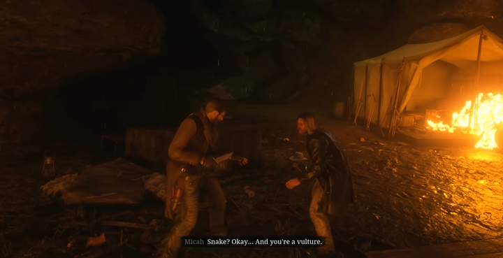 Outside, you will be attacked by Micah - RDR2: Red Dead Redemption mission walkthrough - Chapter 6 - Beaver Hollow - Red Dead Redemption 2 Guide