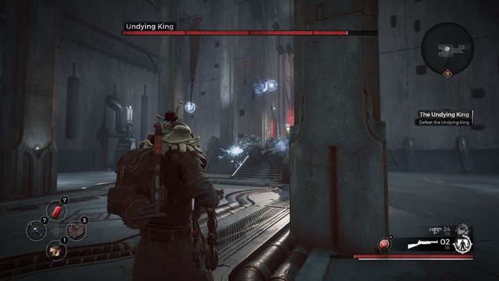 Useful items for fighting the Undying King include Ammunition Boxes and Bloodworts - Undying King | Boss in Remnant From the Ashes - Bosses - Remnant From the Ashes Guide