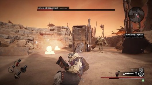 Always focus on destroying the turrets first - Ancient Construct | Boss in Remnant From the Ashes - Bosses - Remnant From the Ashes Guide