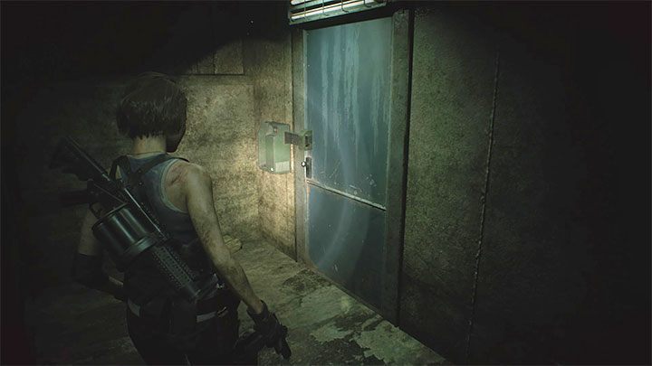 Verlassen Sie den Sicherheitsraum und entfernen Sie die Batterie aus dem Türschloss – Sie werden sie später brauchen – Komplettlösung für Resident Evil 3: Kanalisation – Komplettlösung für die Geschichte – Resident Evil 3-Anleitung