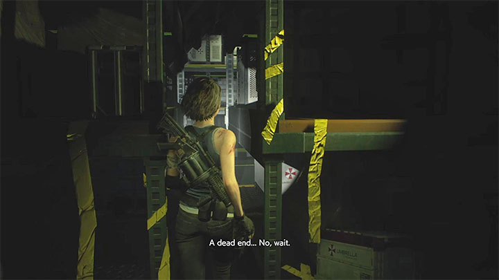 Продолжайте идти прямо - Складская головоломка - Решения-головоломки - Руководство Resident Evil 3