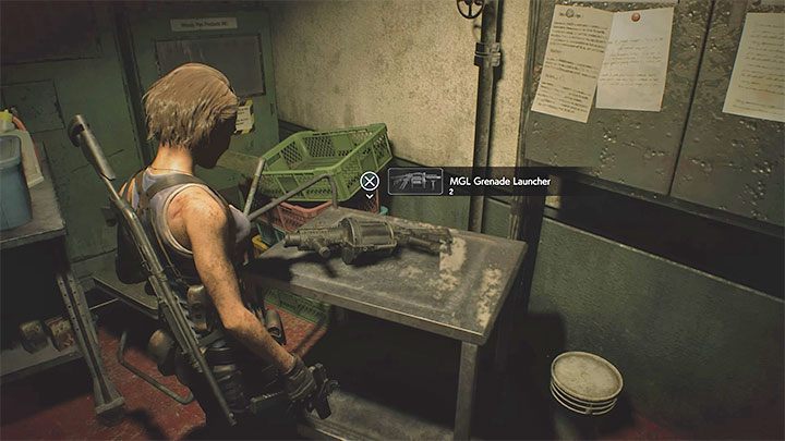 2 - Resident Evil 3: MGL Grenade Launcher - where to find it? - Weapons - Resident Evil 3 Guide