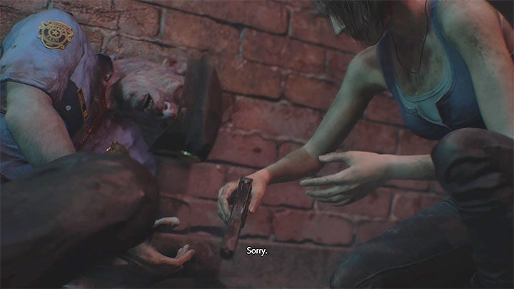 Jill will automatically find a gun during the prologue, that is, during her escape through the streets of Raccoon City - Resident Evil 3 Guide