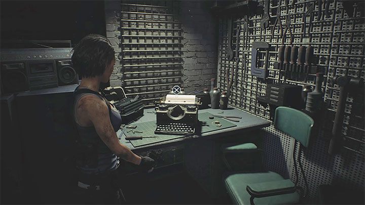 Just like in the remake of the second game, your progress in Resident Evil 3 Remake can be saved when interacting with a typewriter - Resident Evil 3 Guide