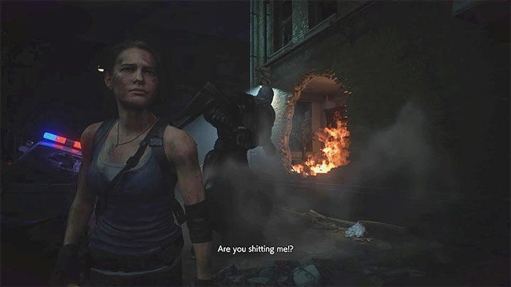 Variante 2 – Begegnungen mit Nemesis während der Erkundung von Raccoon City – Resident Evil 3: Nemesis – der Hauptboss, Feind – Grundlagen – Resident Evil 3 Guide