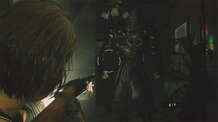 Nein, Nemesis betritt die Speicherräume nicht mit e – Resident Evil 3: Nemesis – der Hauptboss, Feind – Grundlagen – Resident Evil 3 Guide