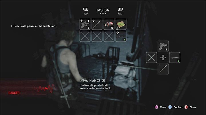In Resident Evil 3 there is no health bar on the screen which shows the heros current health level - Resident Evil 3: Starting Tips - Basics - Resident Evil 3 Guide