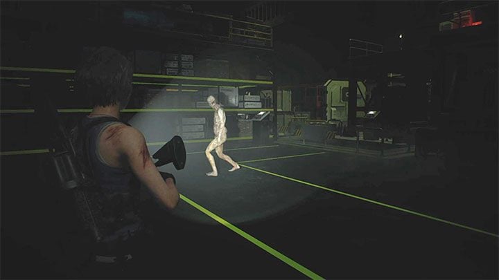 Der erste Pale-Head-Zombie wird auftauchen – es handelt sich dabei um viel langlebigere Zombiearten, die darüber hinaus ihre Gesundheit regenerieren können, wenn sie in Ruhe gelassen werden – Komplettlösung für Resident Evil 3: Underground Storage – Komplettlösung für die Geschichte – Resident Evil 3-Leitfaden