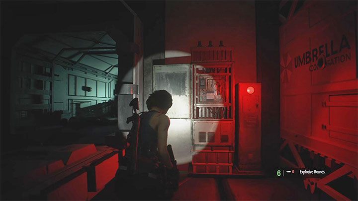 Laufen Sie durch den neu erhöhten Aufzug und erreichen Sie eine nahegelegene Leiter – Komplettlösung für Resident Evil 3: Underground Storage – Komplettlösung für die Geschichte – Resident Evil 3-Leitfaden
