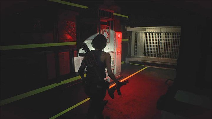 Nachdem Sie die Leiter hinuntergestiegen sind, rüsten Sie sich mit schweren Waffen aus, da Jill von einem Jäger angegriffen wird – Komplettlösung für Resident Evil 3: Underground Storage – Komplettlösung für die Geschichte – Resident Evil 3-Leitfaden