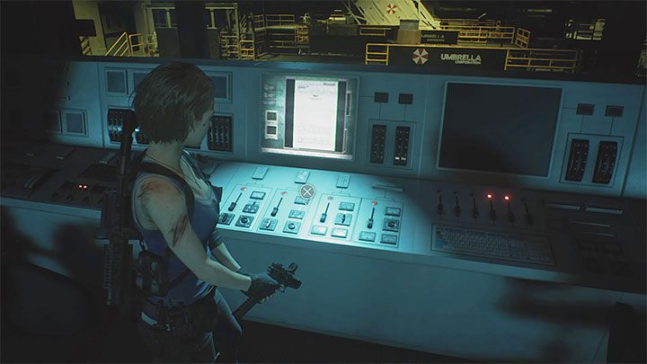 Benutzen Sie den aktivierten Aufzug, um zum Überwachungsraum zu gelangen – Komplettlösung für Resident Evil 3: Underground Storage – Komplettlösung für die Geschichte – Resident Evil 3-Leitfaden