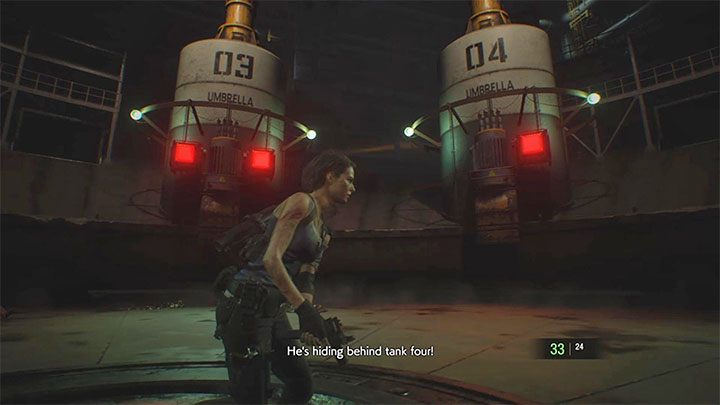 Nemesis wird sich hinter den Panzern verstecken – hören Sie sich die Kommentare von Carlos an – Komplettlösung für Resident Evil 3: Letztes Duell mit Nemesis – Komplettlösung für die Geschichte – Resident Evil 3-Leitfaden