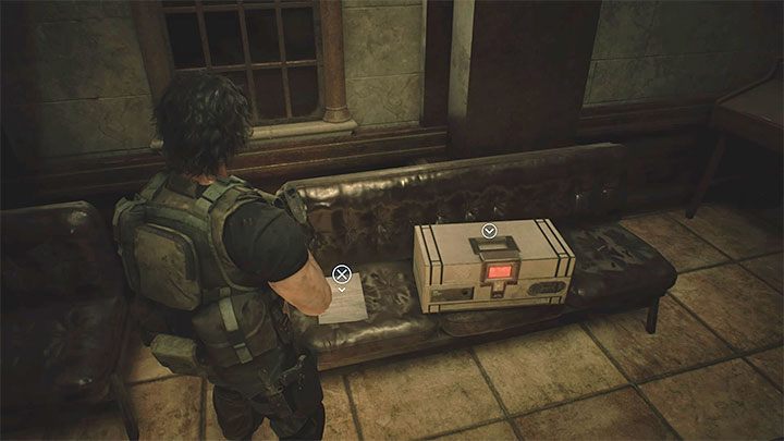 The note is in the Reception area adjacent to the Main Hall - Resident Evil 3: Police Station secrets, collectibles - Collectibles and secrets - Resident Evil 3 Guide