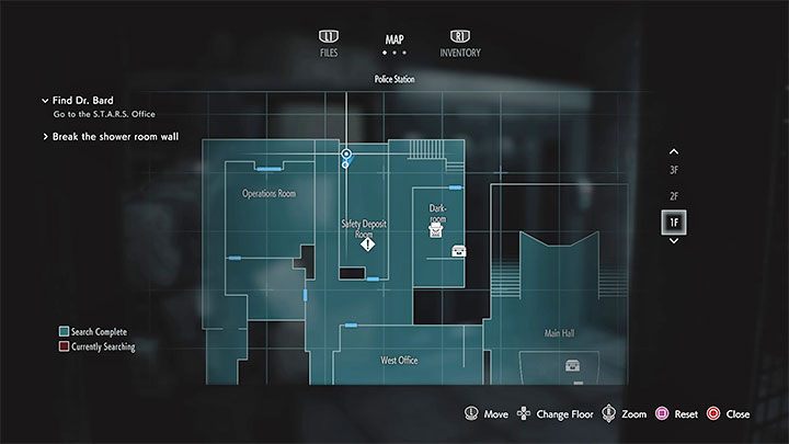 The statue is located in the upper left corner of the Safety Deposit Room - Resident Evil 3: Police Station secrets, collectibles - Collectibles and secrets - Resident Evil 3 Guide