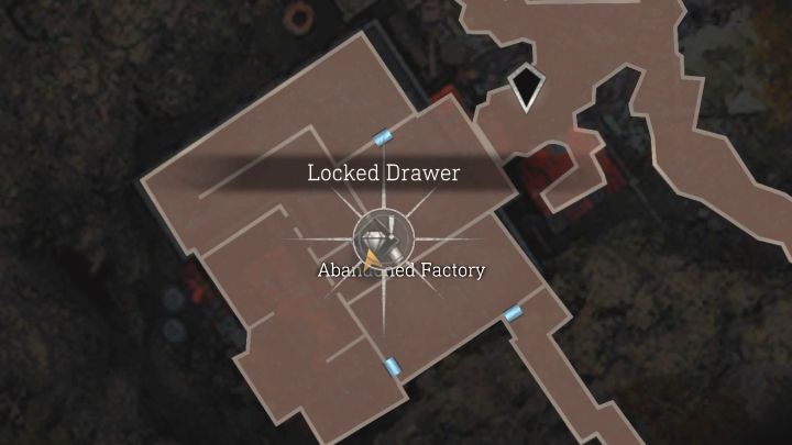 Interaktive Karte: Village Locked Drawer #3 – Verlassene Fabrik – Resident Evil 4 Remake: Karte der verschlossenen Schubladen – Village – Secrets – Resident Evil 4 Remake Guide