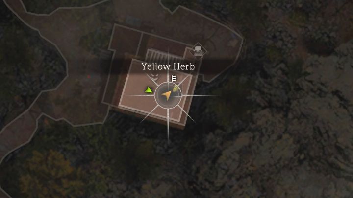 Die gelbe Pflanze befindet sich auf dem Dachboden des Village Chief's Manor – Resident Evil 4 Remake: Yellow Herb-Karte – Village – Secrets – Resident Evil 4 Remake Guide