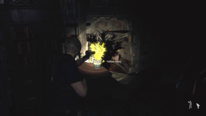Auf dem Dachboden gibt es mehrere Sammlerstücke – Yellow Herb ist eines davon – Resident Evil 4 Remake: Yellow Herb-Karte – Dorf – Geheimnisse – Resident Evil 4 Remake Guide