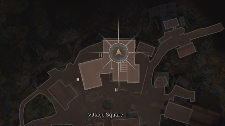 Wir empfehlen, das zentrale Gebäude des Dorfes zu erreichen – siehe Bild – Resident Evil 4 Remake: Wie überlebt man die Dorfschlacht?  - Kampf – Resident Evil 4 Remake Guide