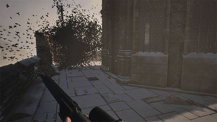 If the attack is successful, the creature will begin to fall and will return to the tower after a moment - Resident Evil Village: Lady Dimitrescu, main fight - boss, how to defeat? - Bosses - Resident Evil Village Guide