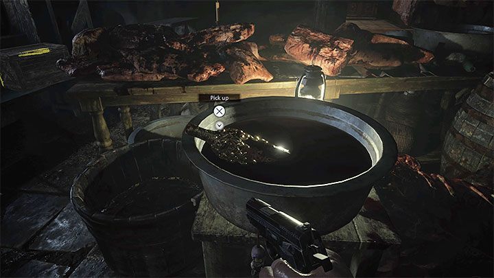 After defeating the first vampire, continue on to the Kitchen - Resident Evil Village: Exploring the Castle Chambers - walkthrough, solution - Dimitrescu Castle - Resident Evil Village Guide