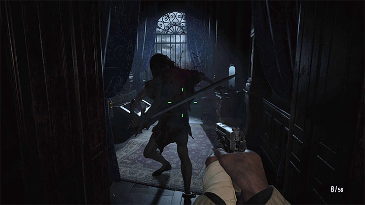 You can't enter Opera Hall using the nearest door - Resident Evil Village: Castles Courtyard - walkthrough - Dimitrescu Castle - Resident Evil Village Guide