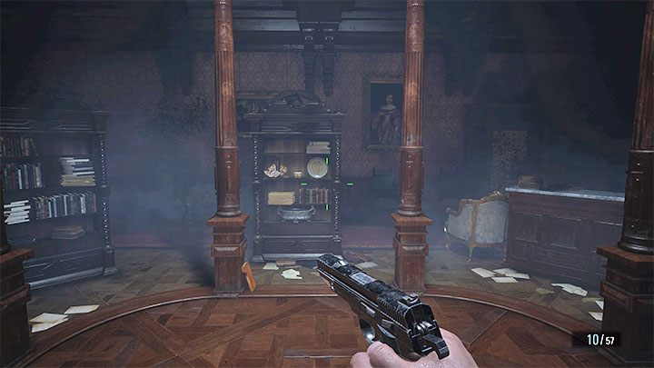Unfortunately, the last daughter is smart enough to close the roof every so often - Resident Evil Village: Castles Courtyard - walkthrough - Dimitrescu Castle - Resident Evil Village Guide