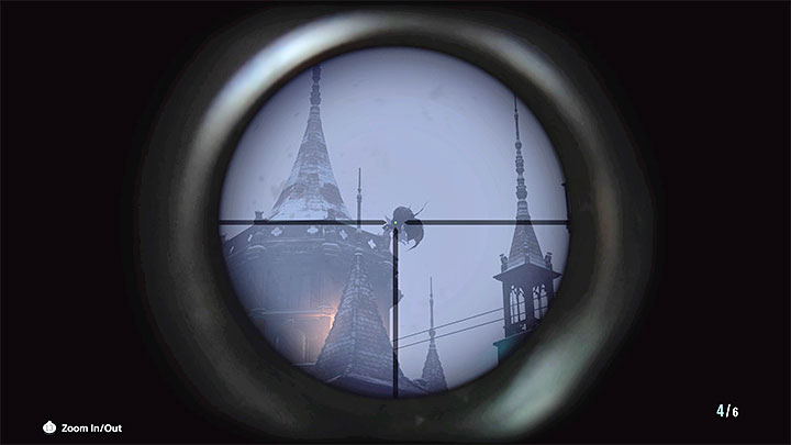 Not far from where you got the sniper rifle, you will find an open shutter that will allow you to reach the castle's roof - Resident Evil Village: Castles Courtyard - walkthrough - Dimitrescu Castle - Resident Evil Village Guide