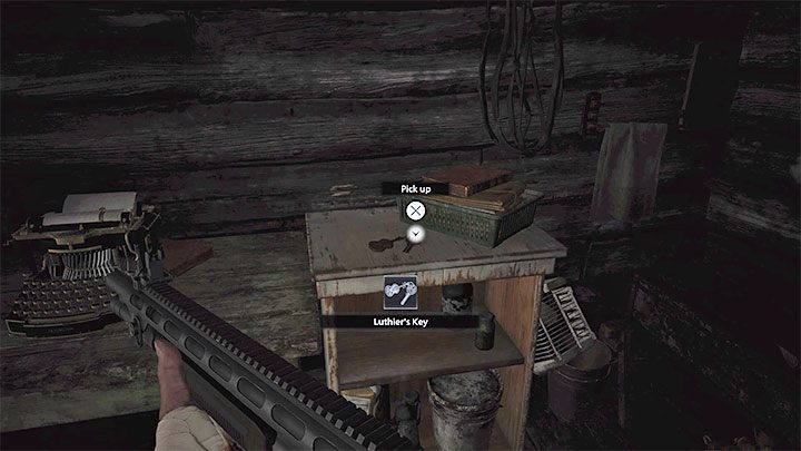You will find Luthier's Key inside the hut - Resident Evil Village: Golden Chests - map, list - Secrets & Collectibles - Resident Evil Village Guide