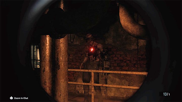 After returning to the previous room, the Soldat supersoldier will rise up - Resident Evil Village: Exploring floor B4 - walkthrough - Factory - Resident Evil Village Guide