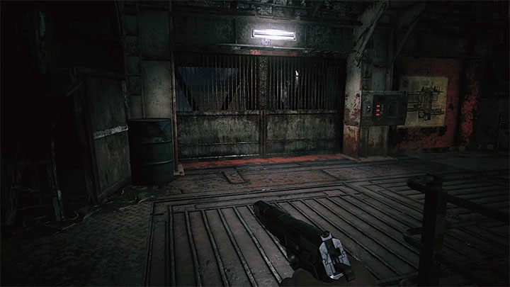 You will reach the great central hall of the factory again, only this time you will end up on a higher floor - Resident Evil Village: Exploring floor B3 - walkthrough - Factory - Resident Evil Village Guide