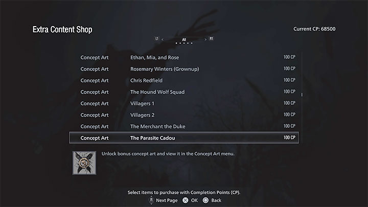 Type of achievement : silver - Resident Evil Village: Trophies/Achievements list - Appendix - Resident Evil Village Guide