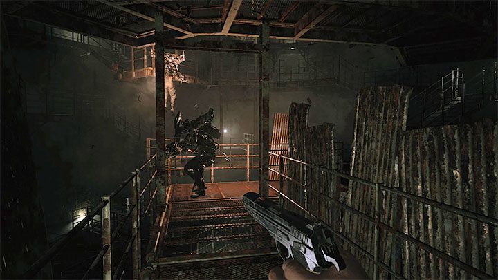 Eine weitere Variante sind die Soldat-Jet-Soldaten, die mit Jetpacks ausgestattet sind – Resident Evil Village: Soldat-Feinde – wie besiegt man sie?  - FAQ – Resident Evil Village Guide