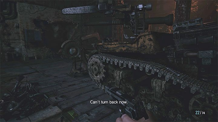 You must ultimately reach a point where the main character can take control of the mini-tank - Resident Evil Village: Mutated Heisenberg - boss, how to beat? - Resident Evil Village Guide