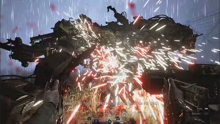 While you're busy shooting at the boss, you must of course be mindful of his attacks - Resident Evil Village: Mutated Heisenberg - boss, how to beat? - Resident Evil Village Guide