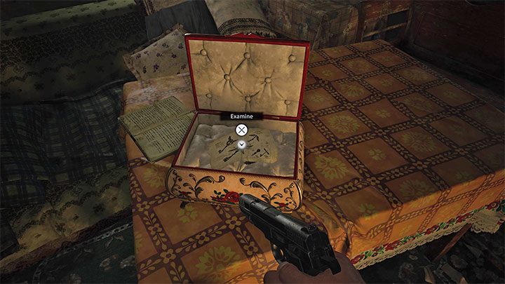 Watch out for the monster inside and try to dispose of it quickly - Resident Evil Village: Finding the house with the red chimney - walkthrough - Village - 2nd visit - Resident Evil Village Guide