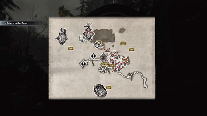 You can now exit the house and unlock the courtyard exit from the inside - Resident Evil Village: Finding the house with the red chimney - walkthrough - Village - 2nd visit - Resident Evil Village Guide
