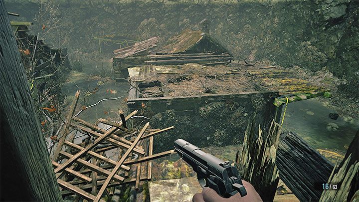 Ultimately, you have to reach the area in the picture - Resident Evil Village: Fighting Moreau and leaving the reservoir - walkthrough - Fortress - Resident Evil Village Guide