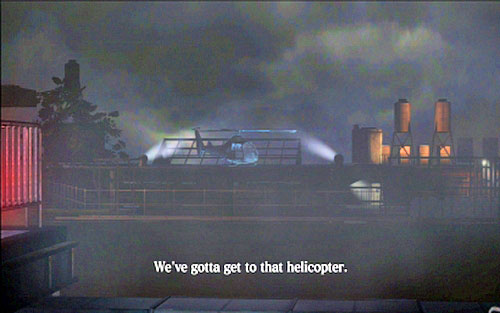 Keep heading to the indicated helicopter, picking up ammo hidden in crates along your way - Chapter 5 - The Final Fight with Simmons - Leon's campaign - Resident Evil 6 - Game Guide and Walkthrough