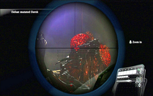 Next to it press B and then pick up RPG and shoot the beast eye - Chapter 5 - The Final Fight with Simmons - Leon's campaign - Resident Evil 6 - Game Guide and Walkthrough