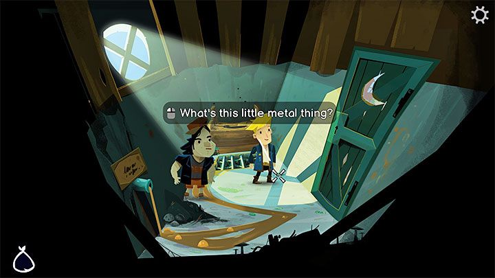 Inside it, examine the slug on the floor - Return to Monkey Island: Prelude - walkthrough - Prelude - An Unexpected Story Begins - Return to Monkey Island Walkthrough