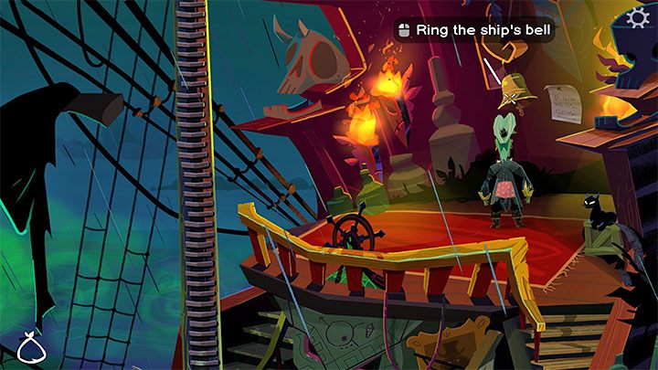 Nachdem Sie alle 5 Piraten überzeugt haben, müssen Sie die Abstimmung wiederholen – Rückkehr nach Monkey Island: Erhalten Sie eine einstimmige Abstimmung – Komplettlösung – Teil 2 – Eine gefährliche Reise – Komplettlösung für Rückkehr nach Monkey Island