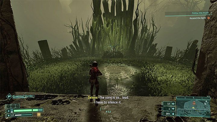 Selene must reach the very top where she will encounter Hyperion as they are playing the organ - Return: Hyperion - boss, how to defeat? - Bosses - Returnal Guide