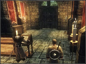 During the conversation with Caspar (M4 - Chapter 1 - Volcano Keep Quests - Part 2 - Chapter 1 - Risen - Game Guide and Walkthrough