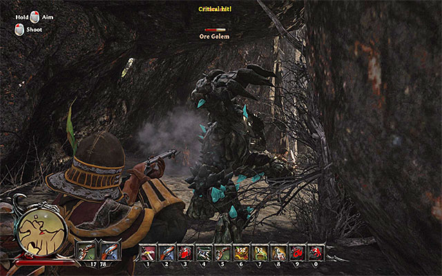 You can fight the golem or try to sneak by him. - New Allies - Main Quests - Calador - Risen 3: Titan Lords - Game Guide and Walkthrough