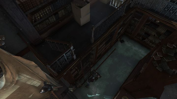 You will need to move the ladder twice. Luckily, you can jump safely. - Find the master key | Blood Ties DLC Walkthrough - Walkthrough | Blood Ties DLC - Rise of the Tomb Raider Game Guide & Walkthrough