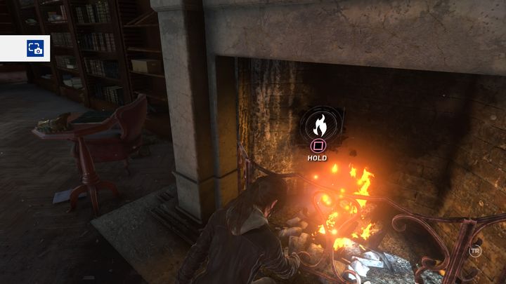 Starting the fire will enable you to read the hidden map. - Find the master key | Blood Ties DLC Walkthrough - Walkthrough | Blood Ties DLC - Rise of the Tomb Raider Game Guide & Walkthrough