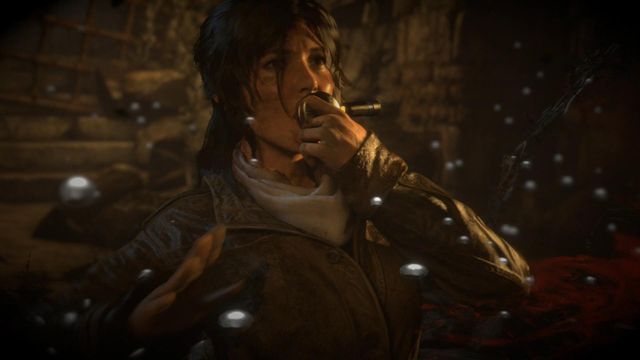 Soon, you will get an rebreather - Find a way out of the archives with the Atlas | Dark Waters - Dark Waters - Rise of the Tomb Raider Game Guide & Walkthrough