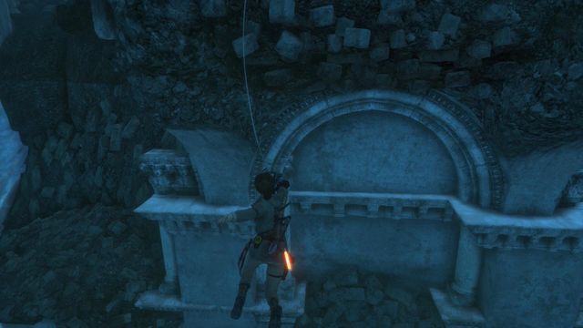 While taking the last leap, use hook and arrow or otherwise Lara will fall down - Rise of the Tomb Raider: Run! walkthrough - You Shall Not Pass - Rise of the Tomb Raider Guide